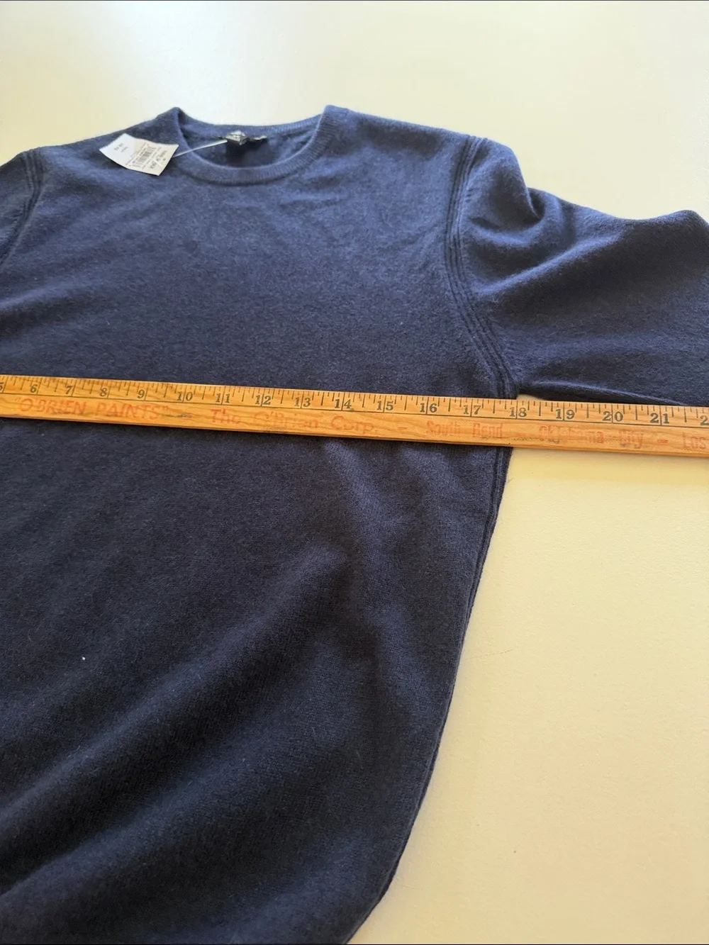 Todd Snyder Navy Cashmere Crew Sweater Sz XS.  New. Box53